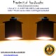 KartnOri Wall mounted lamp shades with LED light included - BLACKSHEEP (SET OF 2 )