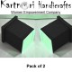 KartnOri Wall mounted lamp shades with LED light included - BLACKSHEEP (SET OF 2 )
