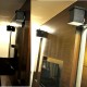 KartnOri Wall mounted lamp shades with LED light included - BLACKSHEEP (SET OF 4 )
