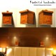 KartnOri Wall mounted lamp shades with LED light included - TIGERWOOD (SET OF 2 )