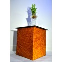 Tigerwood Glass Top Multipurpose Large Size Table